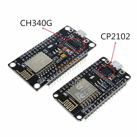 Беспроводной модуль CH340 CP2102 NodeMcu V3 V2 Lua WIFI плата для интернет-вещей на основе ESP8266 ESP-12E с антенной Pcb