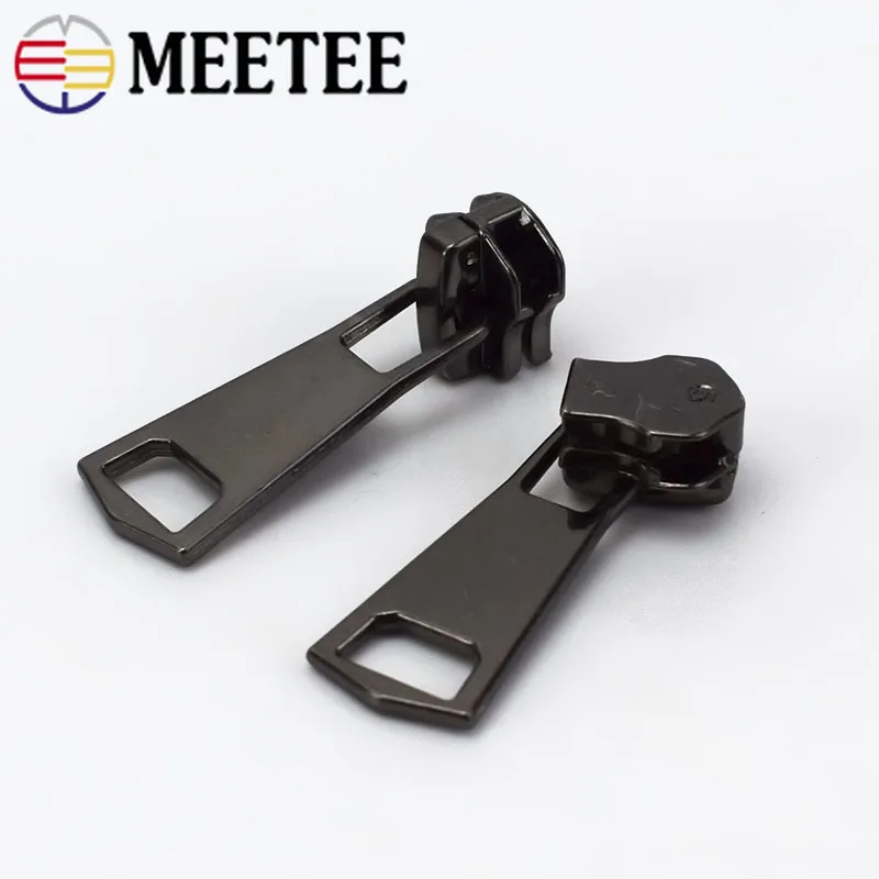 

5pcs Fashion 15# Zipper Sliders For Metal Zippers Jackets Clothes Zips Head Zip Repair Kit DIY Bag Sewing Accessories KY558
