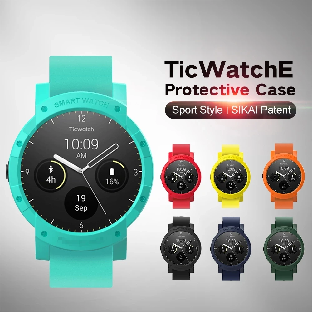 

SIKAI Hard PC All-around Protective Watch Case For Ticwatch E Hot Selling High-quality Shell For Ticwatch Cover Smartwatch Case