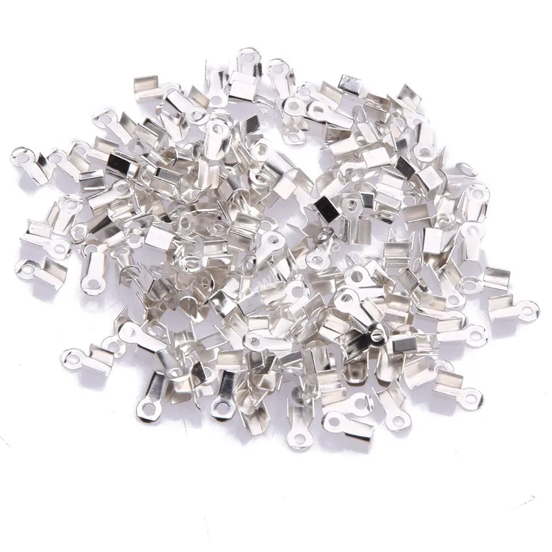 500 шт. небольшие складные Обжимные бусины для самостоятельного изготовления