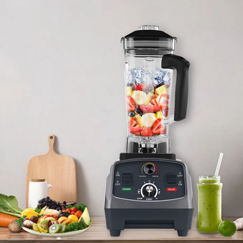 2200W 2L Heavy Duty Commercial Grade Timer Blender Mixer Juicer Fruit Food Processor Ice Smoothies For Home And Party