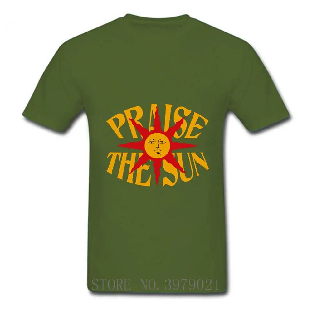 2020 летние модные мужские футболки Dark Souls артерий Praise The Sun Футболка с принтом