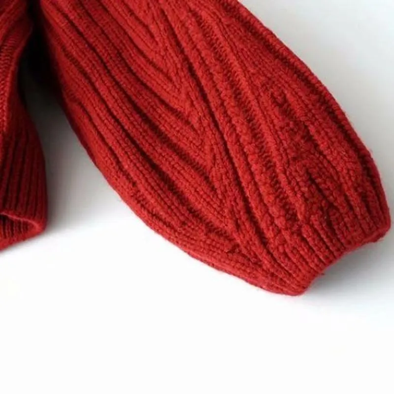 New Autumn Winter Turtleneck Ladies Pullover Lantern Sleeve Casual Womens Sweater Loose Fit Fashionable Knit Female Jumper