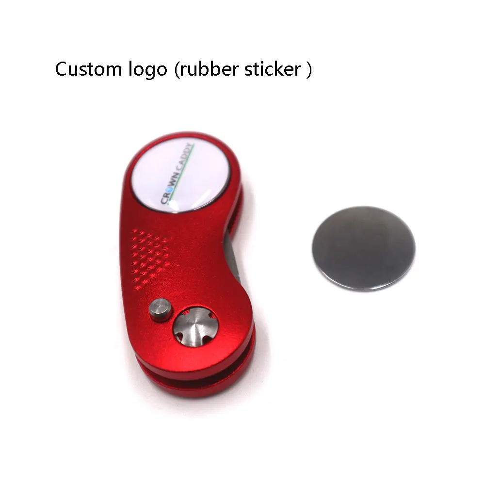 1 шт. аксессуары для гольфа зеленая вилка складной инструмент с мячом маркер шаг