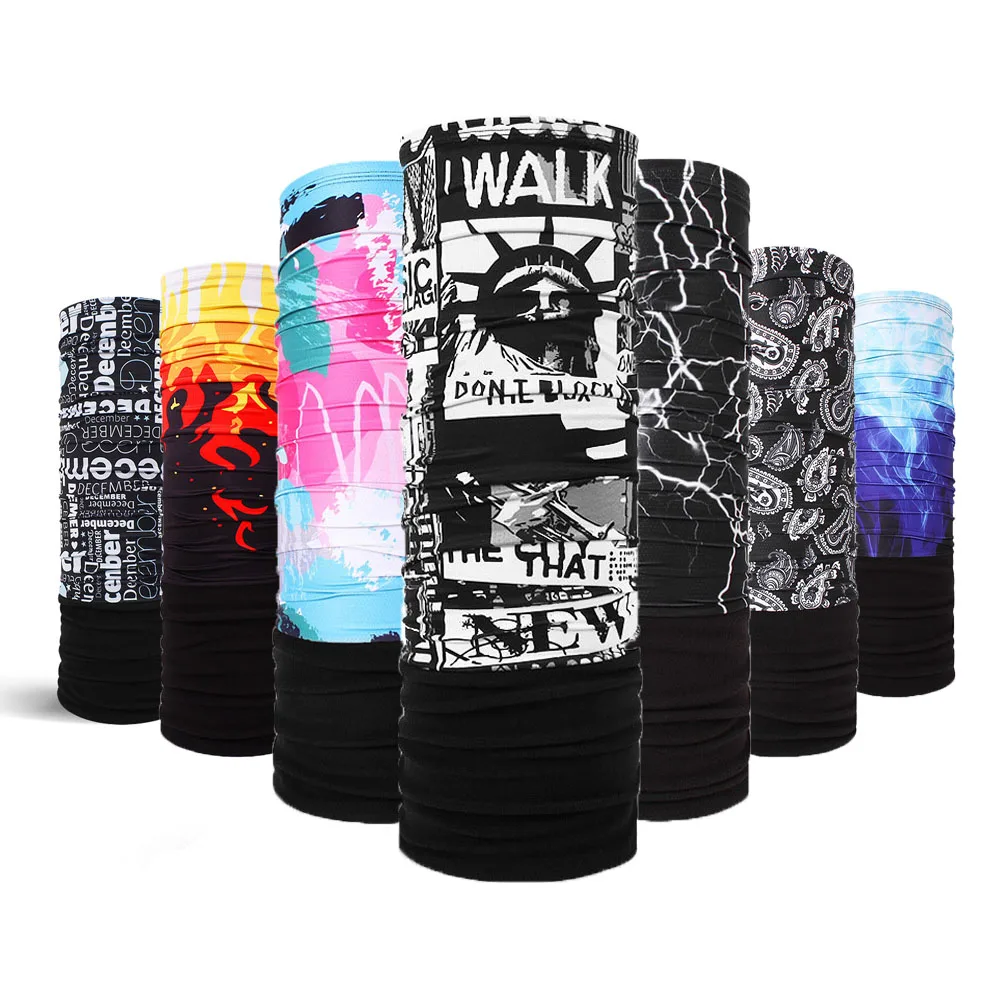

Scarves Winter Fleece Warm Neck Gaiter Multi Balaclava Motorcycle Caps Ski Face Mask Cover Motorbike Hiking Windproof Scarf
