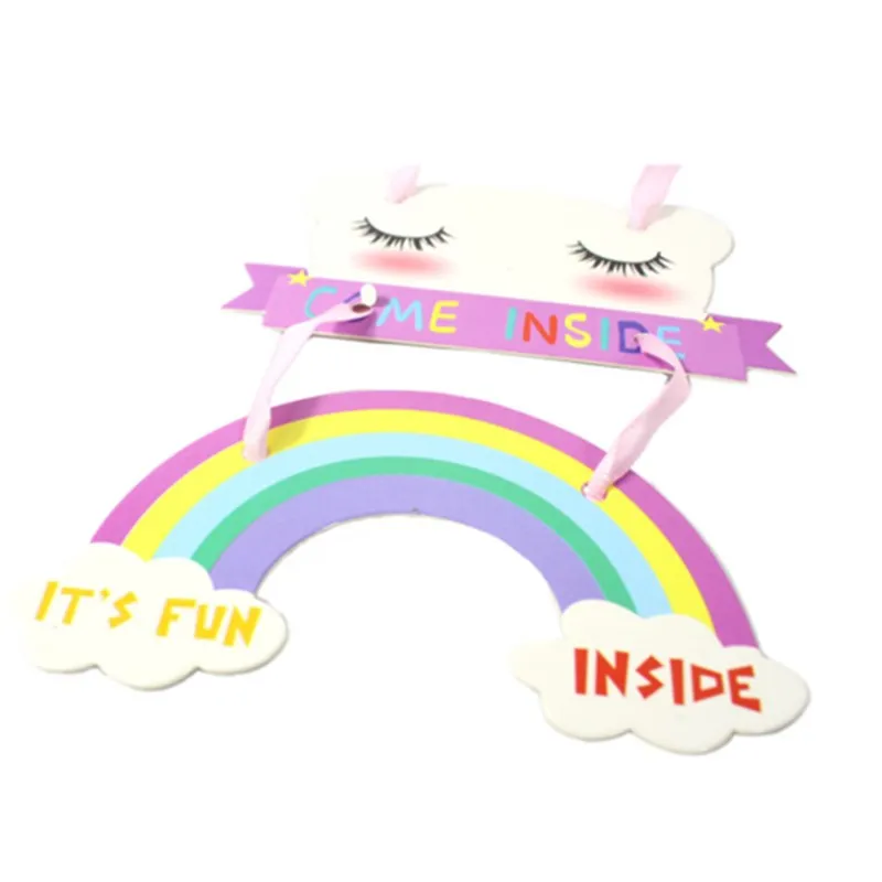 Украшения для вечерние ринки в виде единорога подвесные украшения на дверь