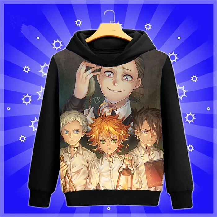 Аниме-Толстовка Manga The Promised Neverland Yakusoku no Neverland Norman cosplay Sweatshirt весна-осень мужские и женские пуловеры пальто - Цвет: 14