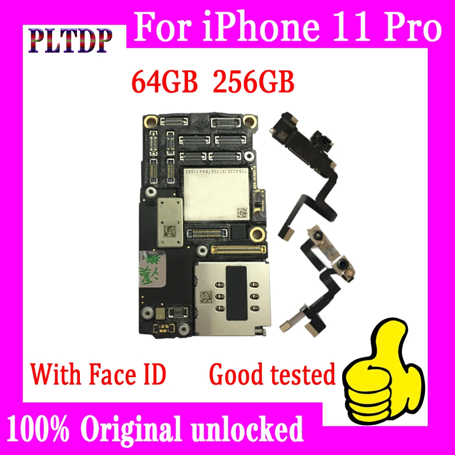 

Оригинальная модель для iPhone11 Pro Материнская плата MB с/без Face ID IOS логическая плата 64 Гб 256 ГБ с полными разблокированными чипами