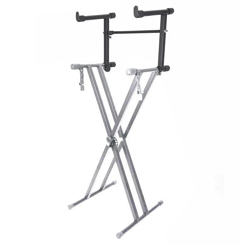 Регулируемая черная подставка для электронного пианино клавиатуры |