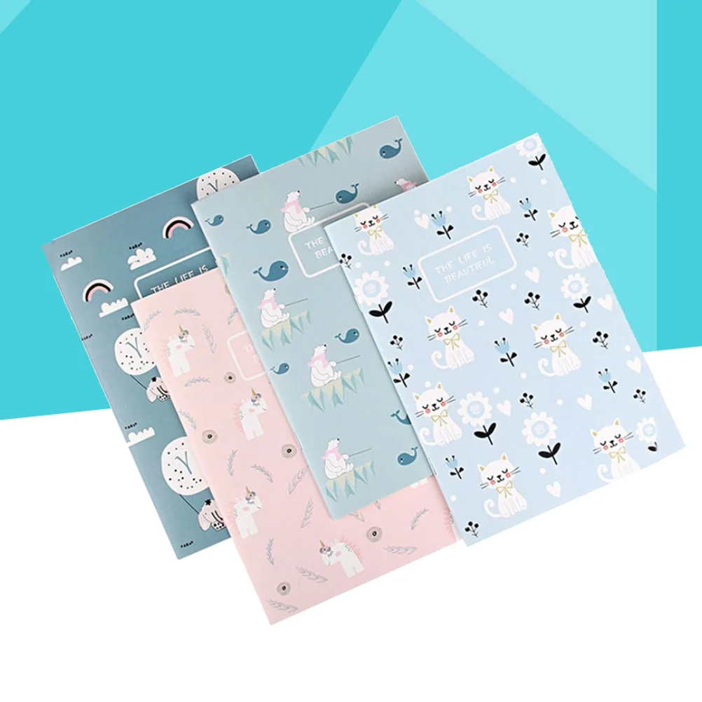 

4 шт. креативный блокнот мультяшное Забавное время блокнот письменные инструменты для дома школы офиса случайный стиль