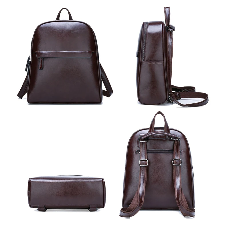 

Women Bags For Girls Backpacks 2021 Vintage Luxury Pu Leather Backpack Student Bagpack Fashion Women Bag Design