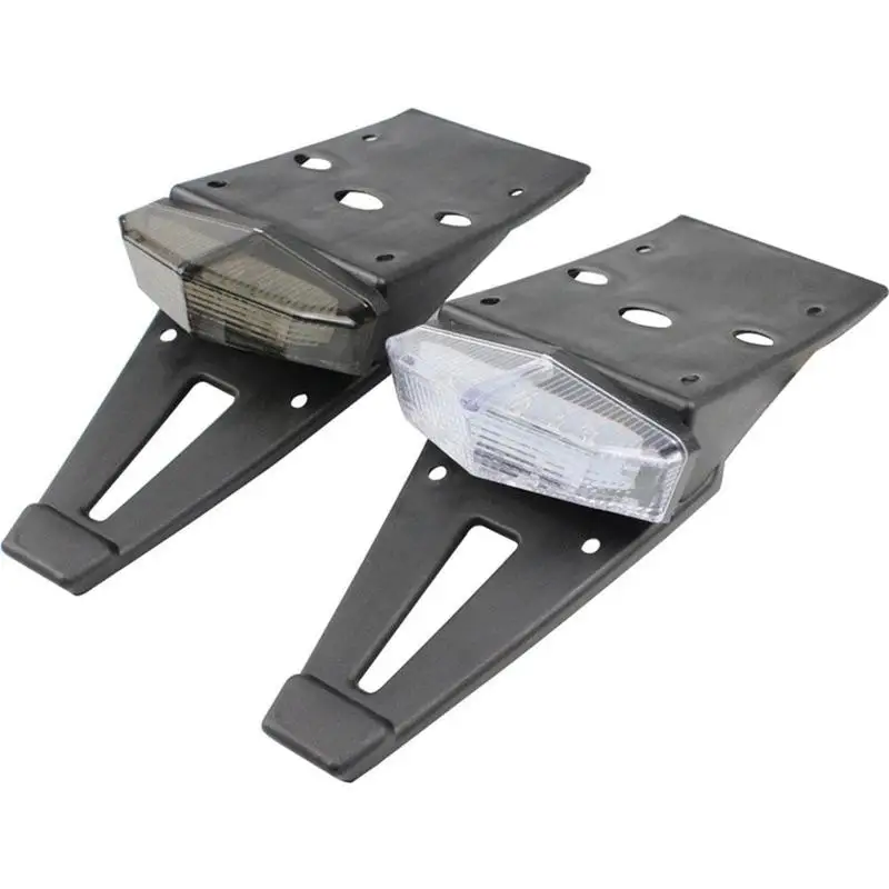 

1Pc New Motorcycle Taillight Turn Brake Signal Indicator Lamp Rear Light License Plate Stop 3Color Flashing Custom Motorbik F1X0