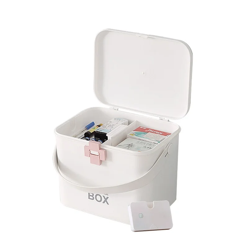 Бытовая большая емкость двухслойная портативная аварийная медицинская коробка