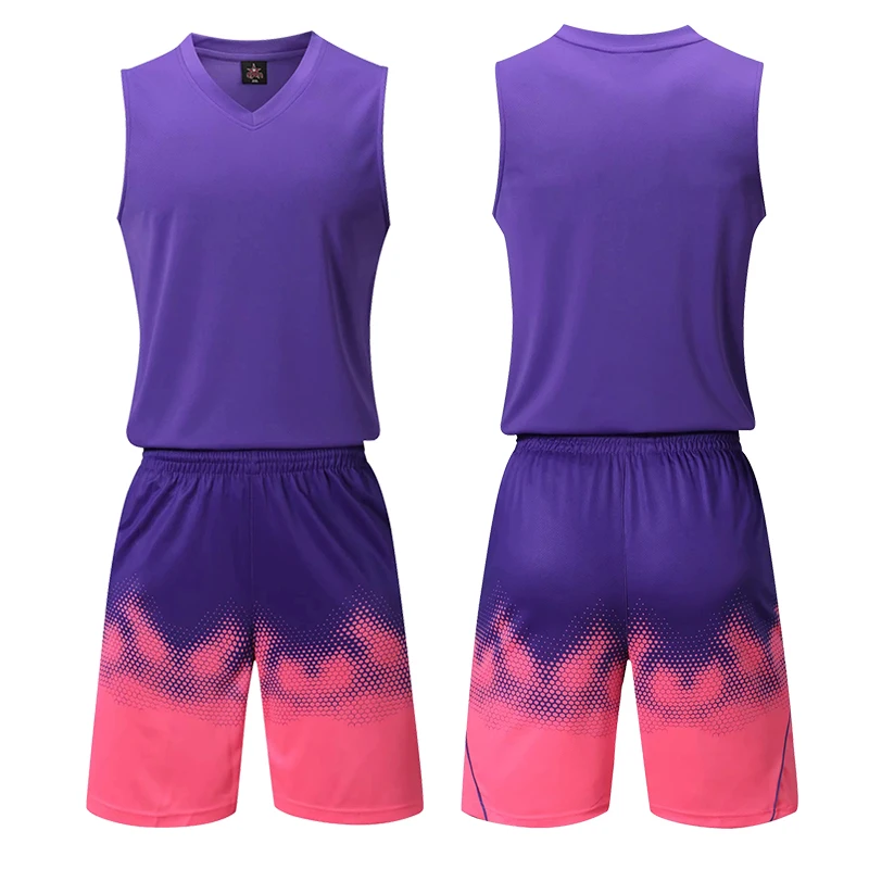 Новинка Детские мужские градиентные баскетбольные трикотажные комплекты