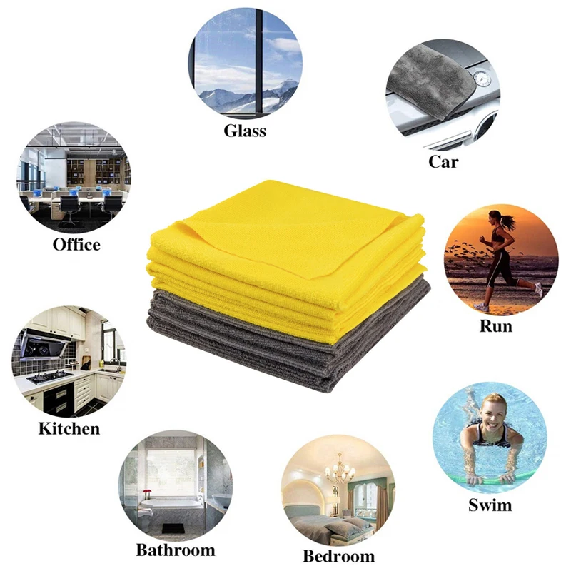 Очень мягкое полотенце из микрофибры для мытья автомобиля салфетка чистки и