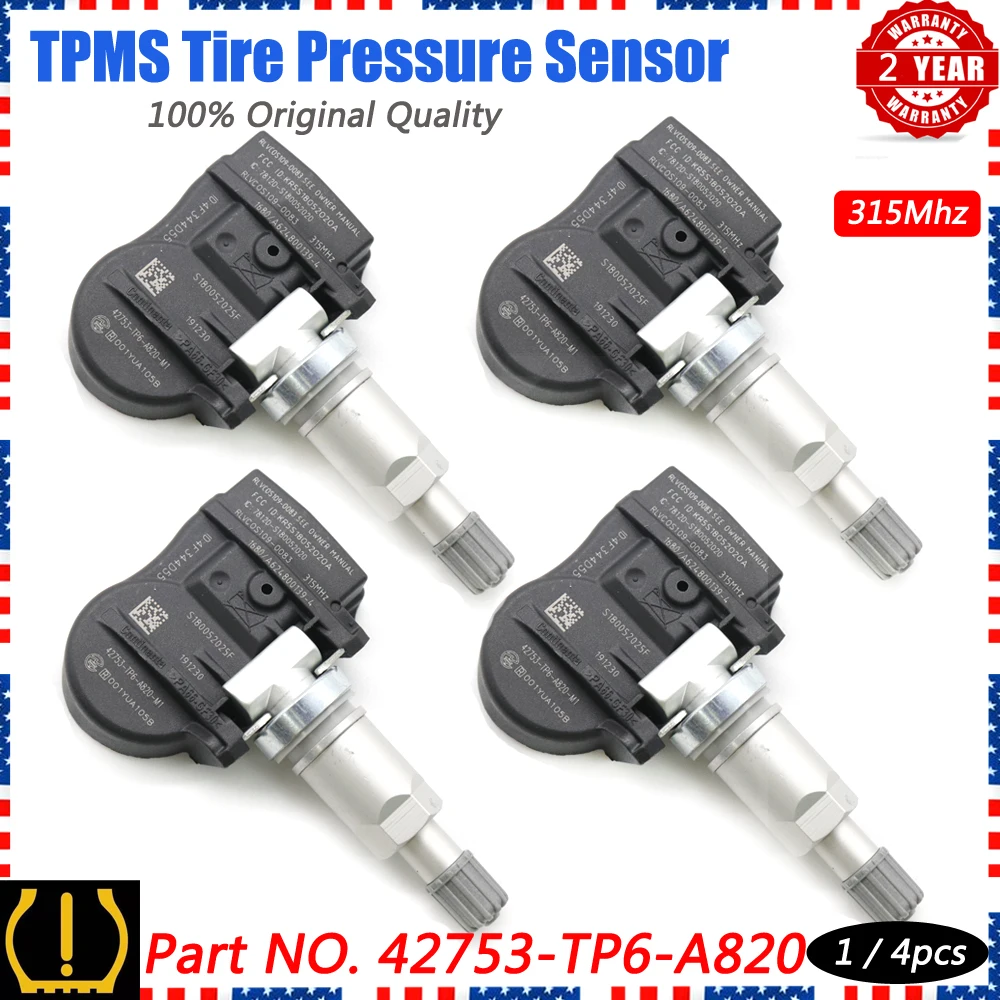 

Xuan TPMS система контроля давления в шинах 42753-TP6-A820 для Honda Accord Crosstour CR-V 2010-2015 315 МГц 42753-TP6-A821