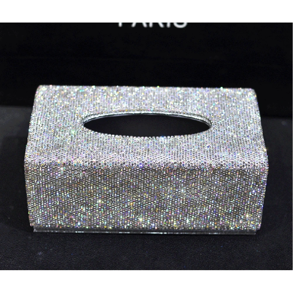 Тканевый ящик белый яркий цвет прямоугольная Обложка чехол для держателя