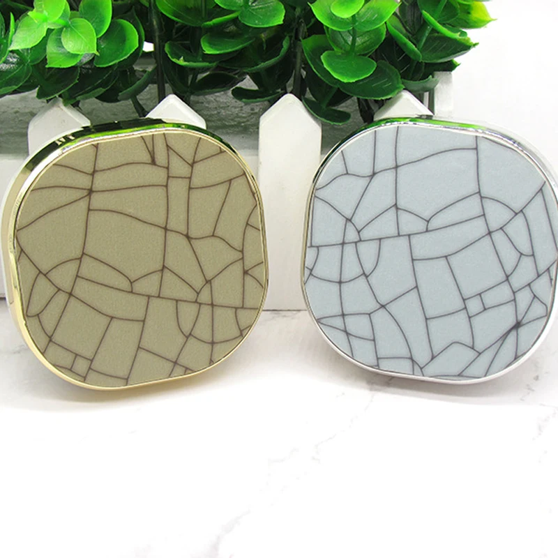 Гладкий Чехол для контактных линз с зеркальным покрытием комплект контейнера