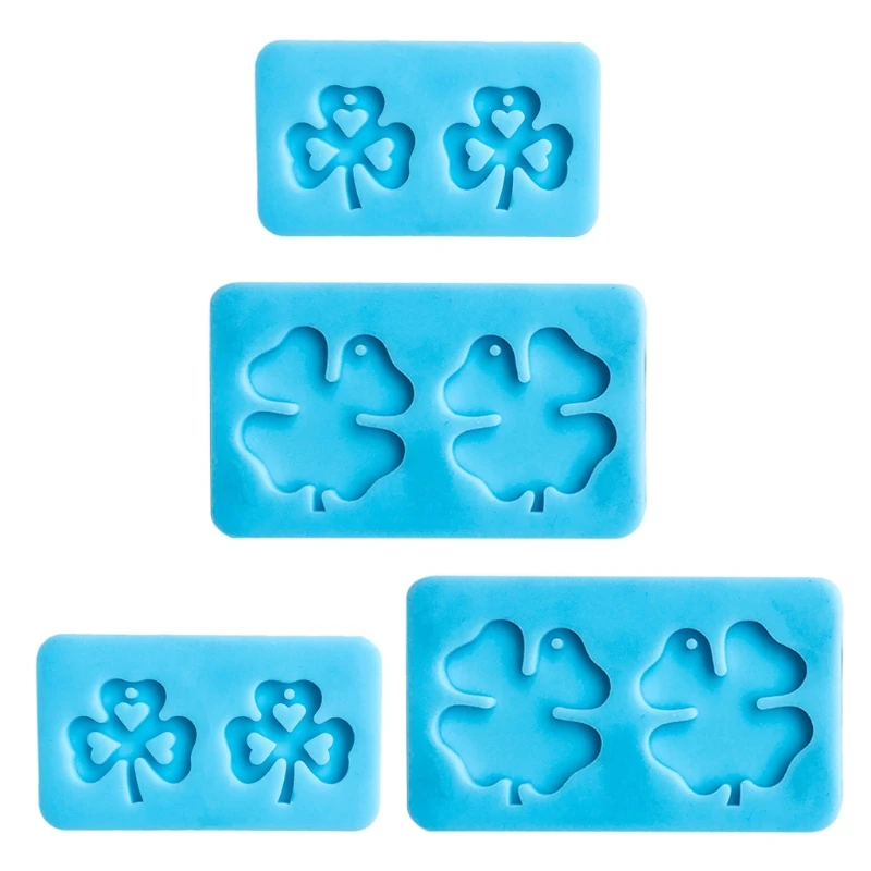 Гвоздики в виде четырехлистного клевера/клевера силиконовая форма подходит для