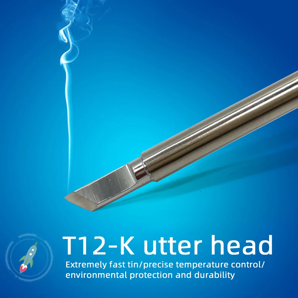 

Паяльник QUECOO T12, головка с белой капустой, аксессуары для ремонта волос
