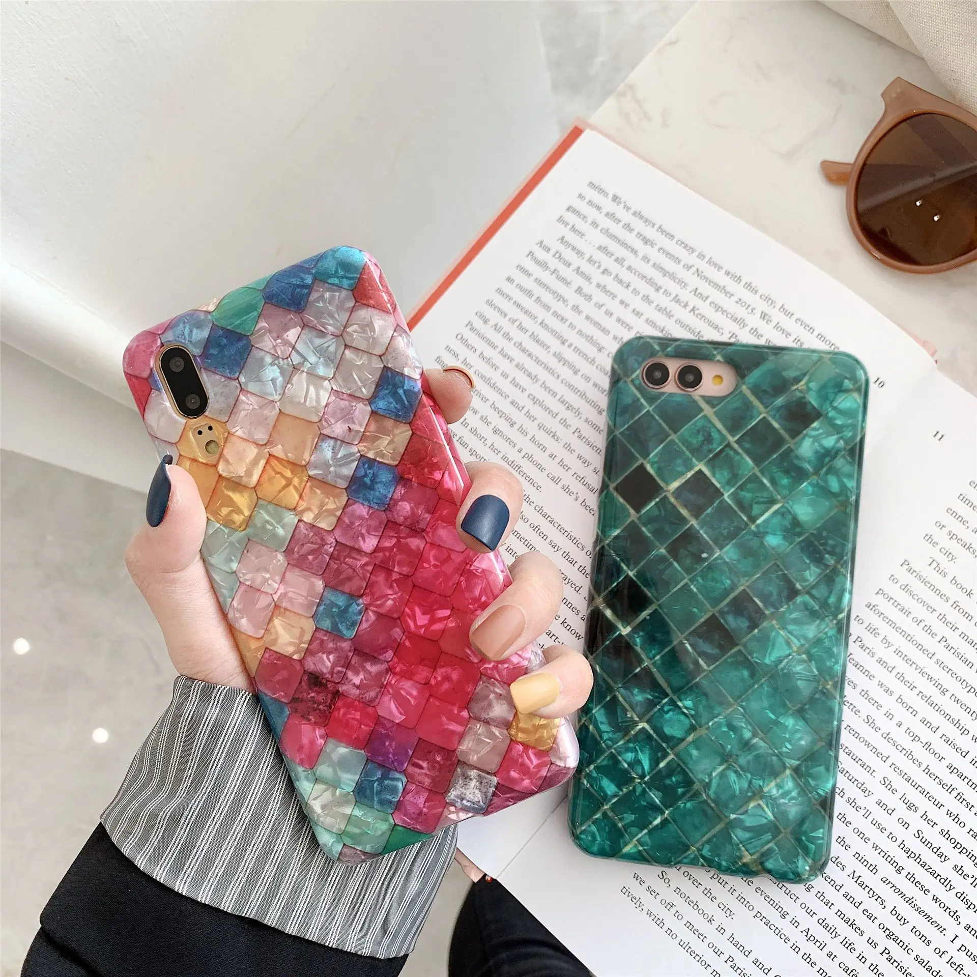 Простая небесно голубая мягкий чехол для huawei P10 P20 P30 Pro Коврики 20 10 Nova 2s 3 3i 4 honor 9