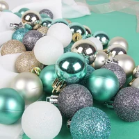 54pcs christmas balls 30mm plastic multi color christmas tree ornaments party decoration balls navidad decor new year