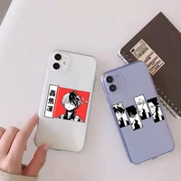 my hero academia anime phone case for iphone 13 12 11 mini x xs xr pro max 8 7 6s 6 plus transparent soft
