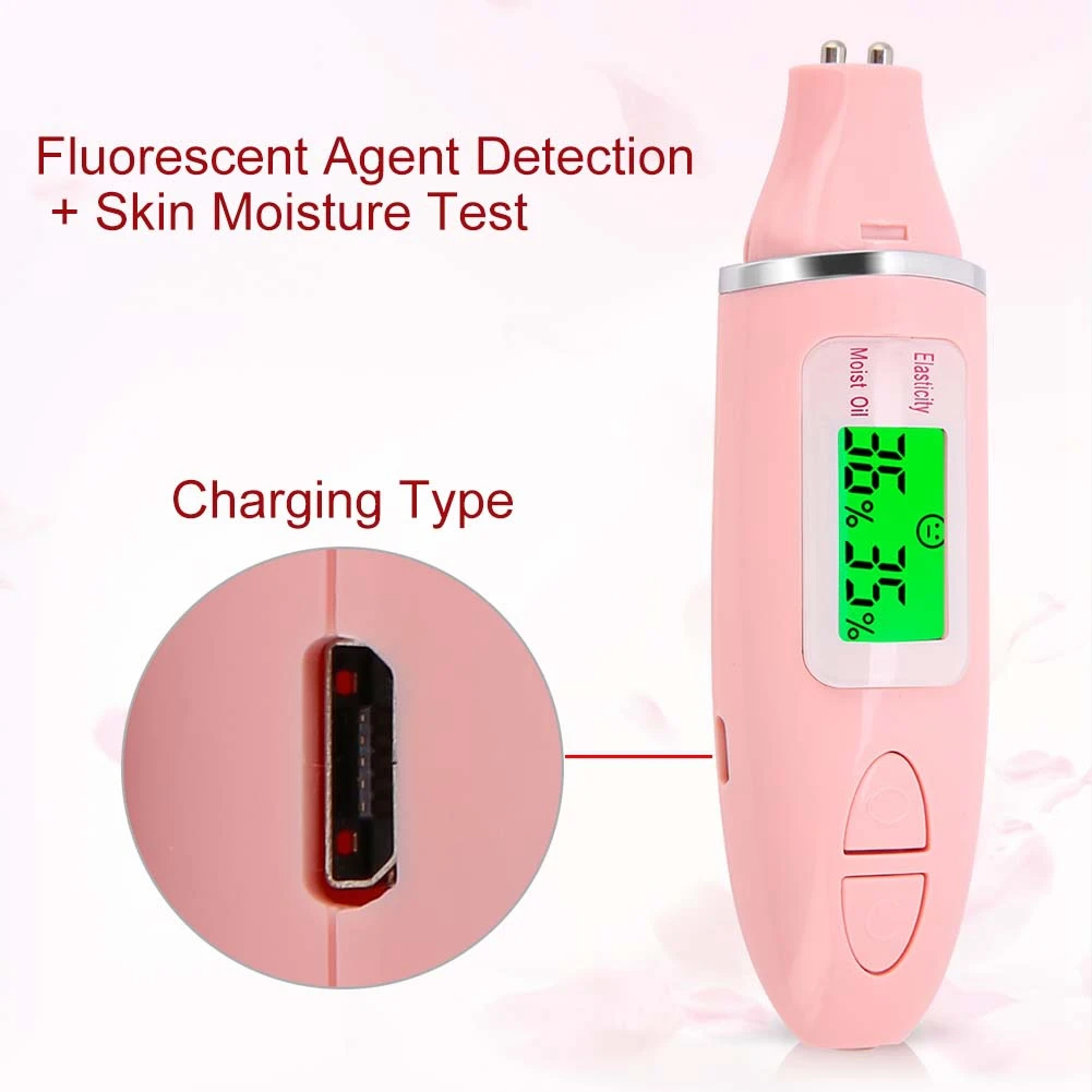 

Skin Detector Digital Moisture Detector Skin Oil Content Analyzer For Home Tourism Beauty Salons Professional Skin Hospital