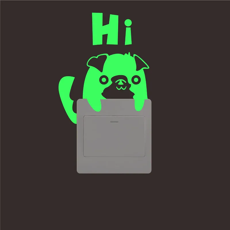 Светящиеся наклейки светильник для детской комнаты украшение креативные