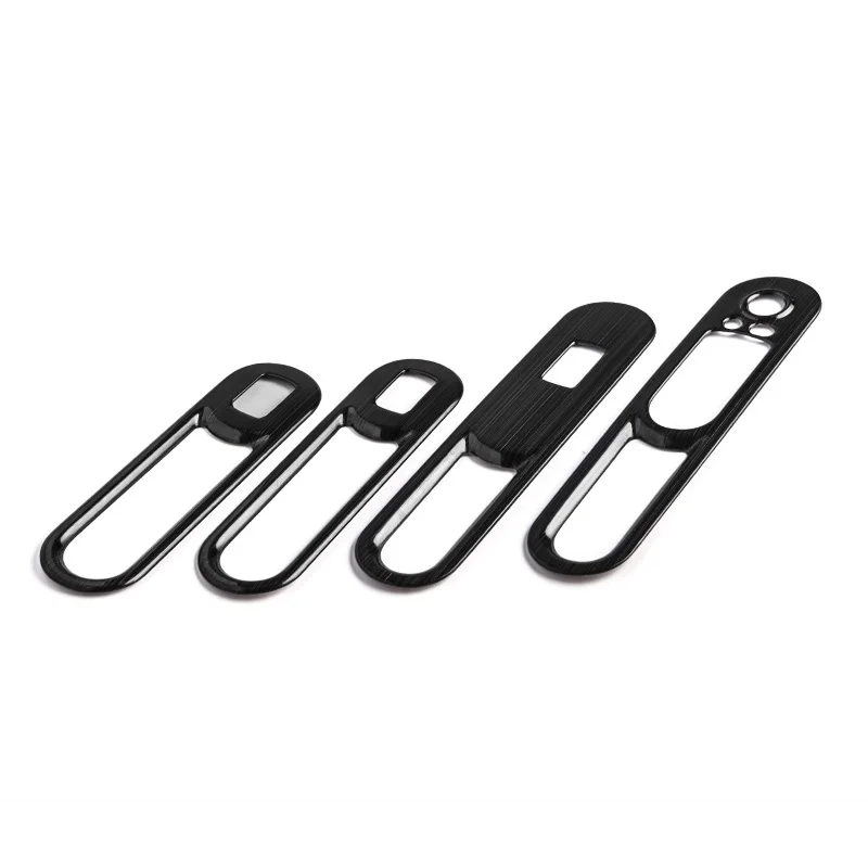 4 шт. нержавеющая сталь Автомобильный Дверной стеклоподъемник переключатель