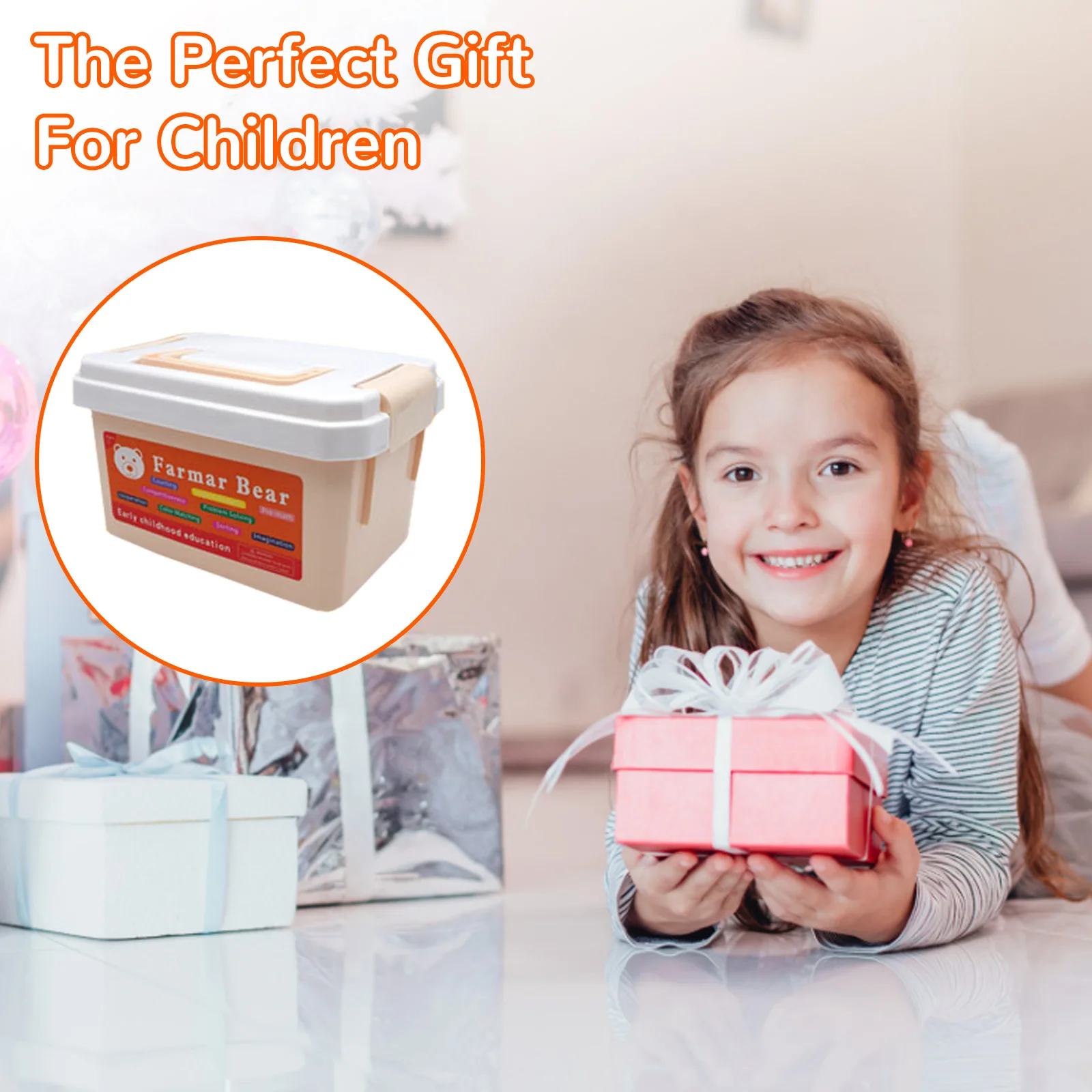 Набор детских игрушек с радужным счетчиком медведей сортировка цветов