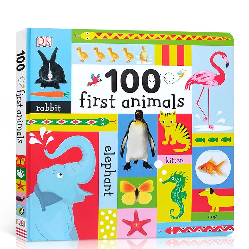 

100 First Animals DK Books for Kids