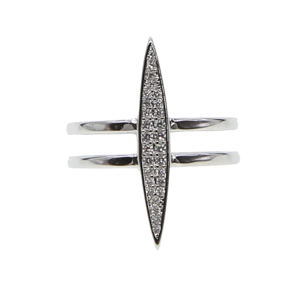 Гиперболы геометрические кольца в форме буквы V для женщин ювелирные изделия