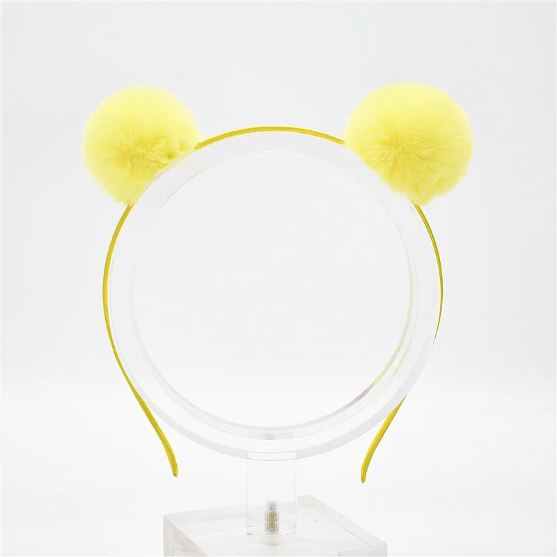 Красивые головные уборы для девочек Плюшевые Головные с кроличьими ушками и