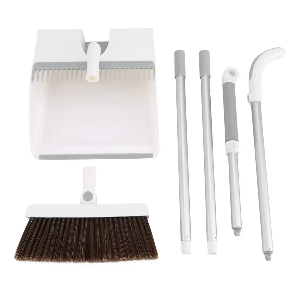 

New Magic Broom&Dustpan Set Household Soft Hair Floor Cleaner Non-Slip Magnetic Handle Windproof Household Home Accessories