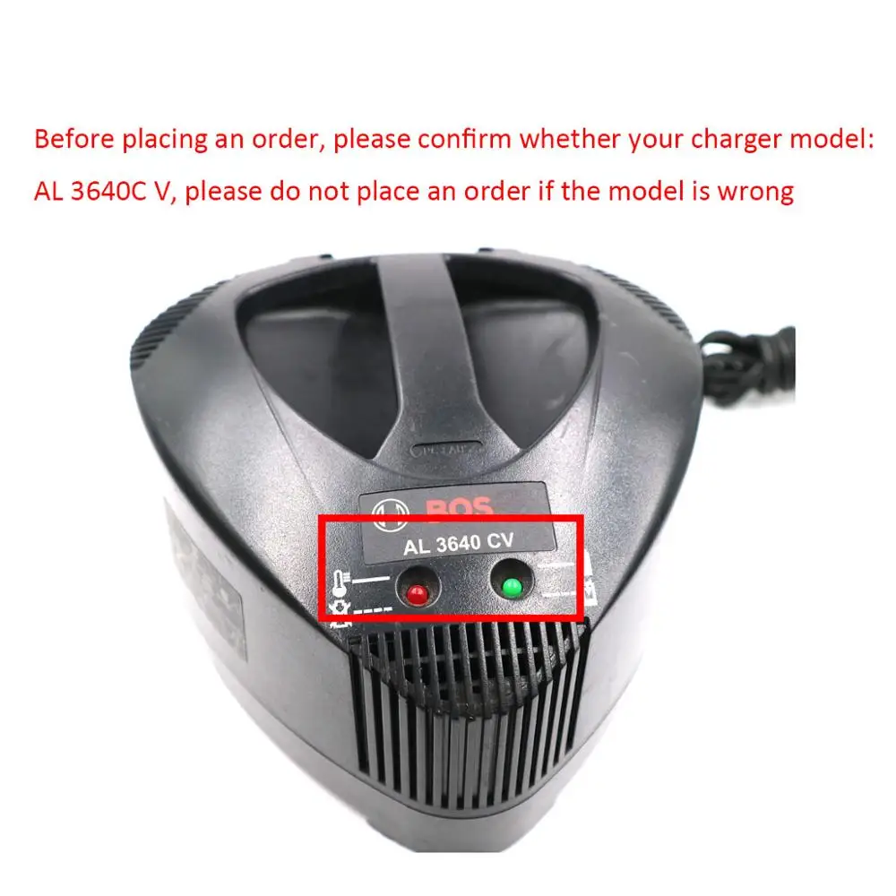 

BOS 36V 3AH Battery Pack Rechargeable Replacement Model:2607336003 2607336004(Battery only compatible with AL3640CV charger)