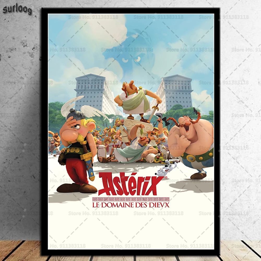 Классический комикс-постер Asterix Франция настенные художественные картины на