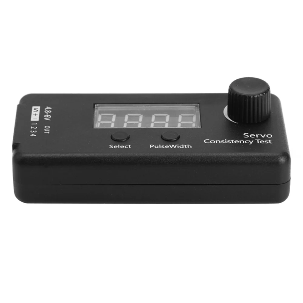 

Digital Servo/ESC Consistency Tester Steering Gear Measurement 3 Modes RC Helicopter Airplane Car Tool DC 4.8-6V Durable