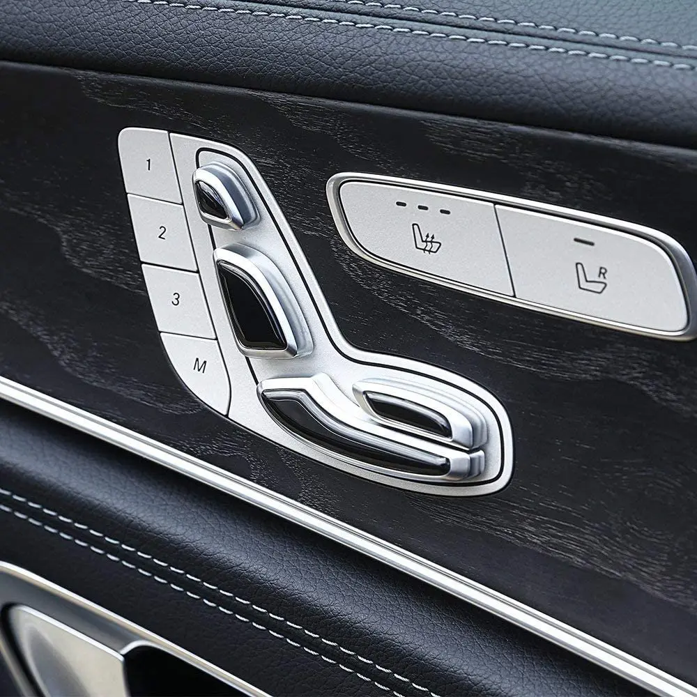 Хромированная накладка на сиденье из АБС пластика с блестками для Mercedes Benz E Class W213