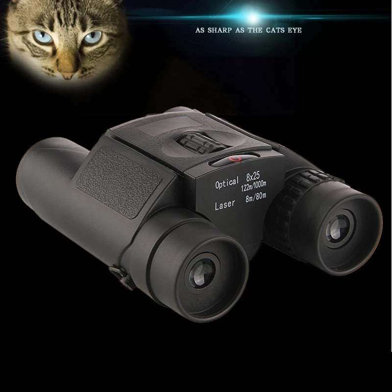 

Профессиональный портативный бинокль ночного видения 8X25, профессиональный уличный водонепроницаемый зеленый HD бинокль с высоким увеличен...