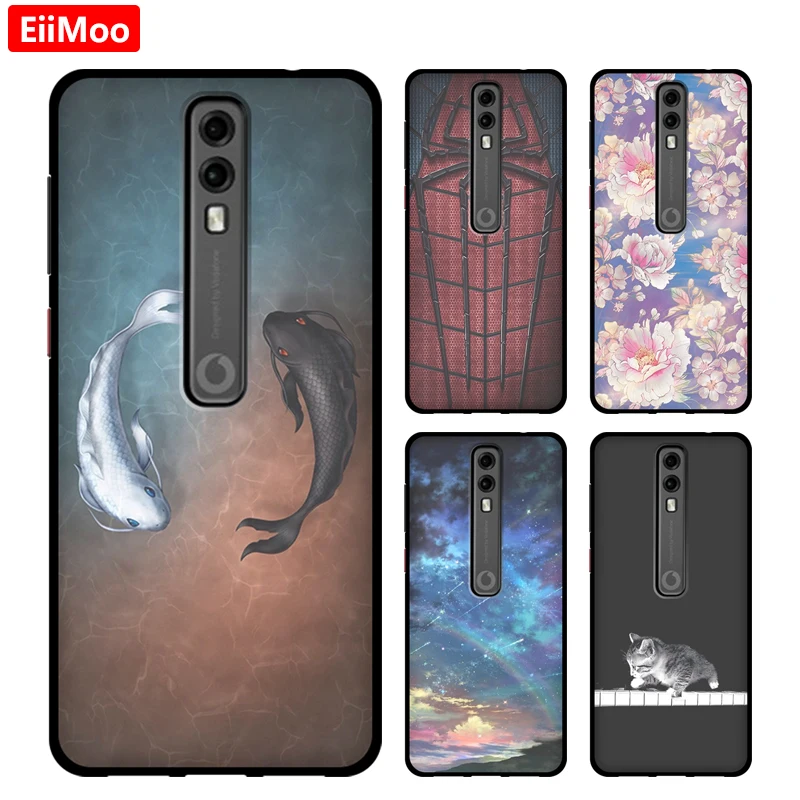 Чехол EiiMoo для телефона Vodafone Smart V10 силиконовый чехол с милым мультяшным принтом