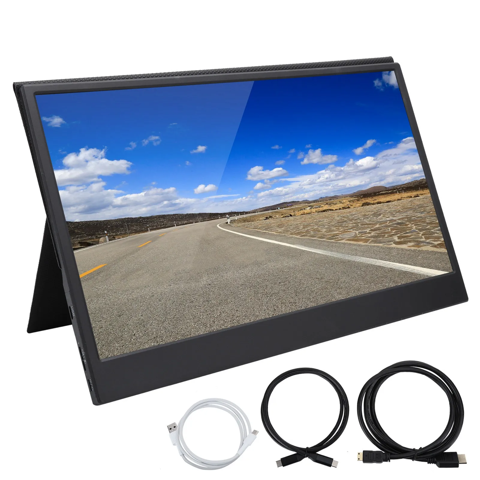 

Display HD 13.3In portable monitor 1080 IPS screen USB Type C support-HDMI Display For PC laptop Monitor Screen For Office Home