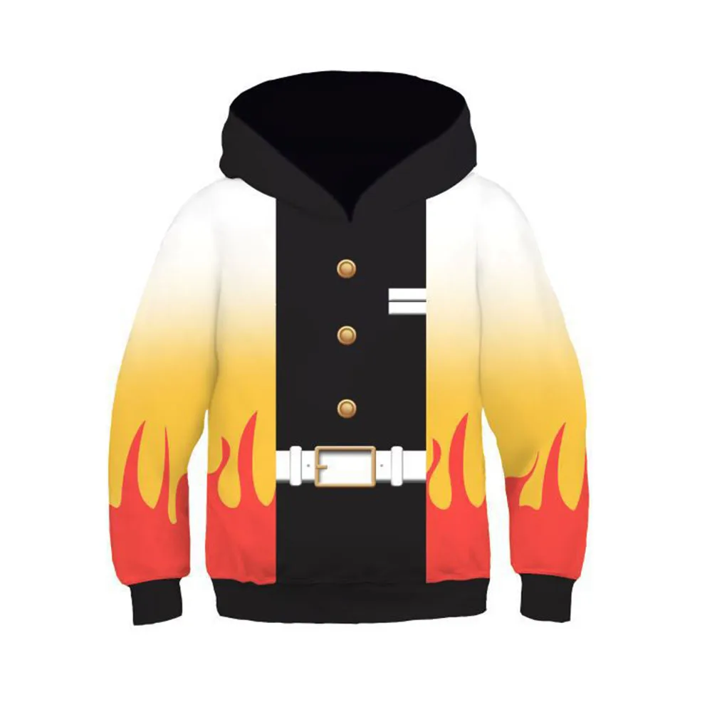 Новая модная детская одежда с героями мультфильмов аниме призрак лезвие Tanjirou Nezuko