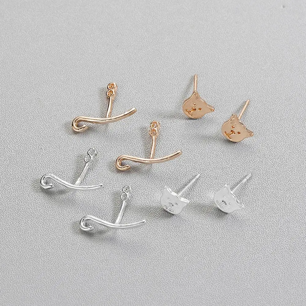 Chandler богемные куртки с кошачьими ушками передние и задние Двухсторонние серьги