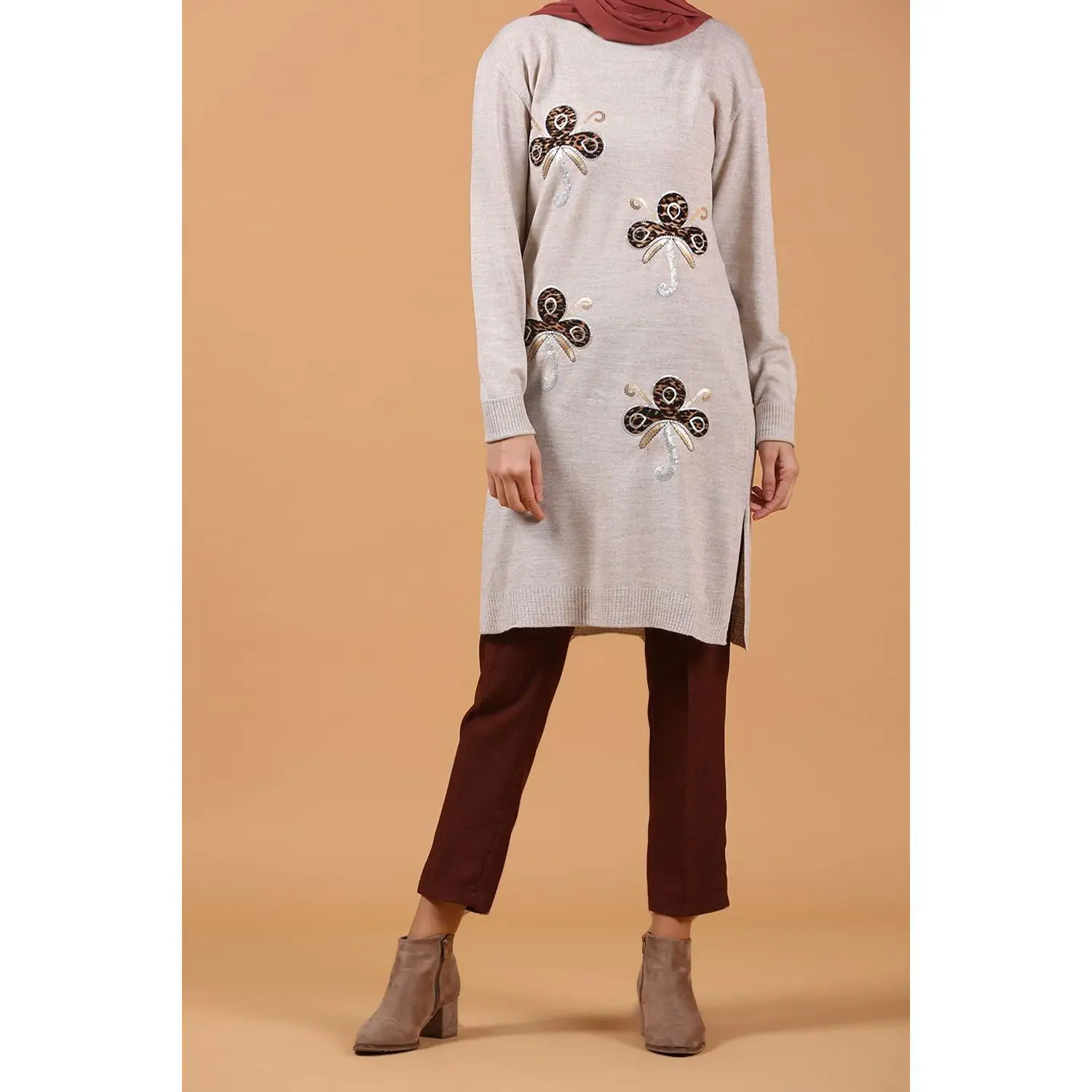 Трикотажная туника| |