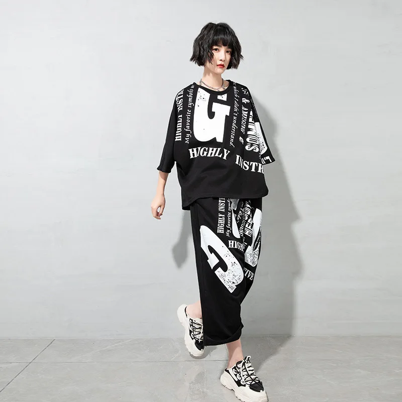 

SuperAen Women's 2021 Summer New Big Size Pullover Printing Fashion Big Size Women's Short Sleeve Women's T-shirt