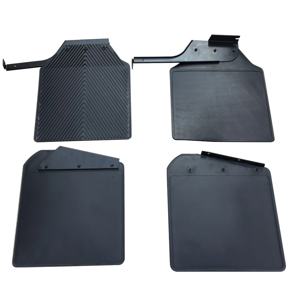 Брызговики передние и задние черные пластиковые для land rover защитные 110