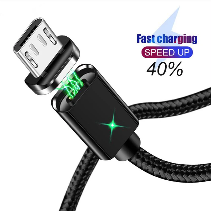Магнитный кабель USB C для быстрой зарядки телефона type адаптер зарядного