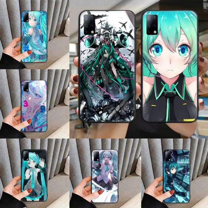 

Dakimakura-Japan-Hatsune-Miku Phone Case for Samsung S6 S7 S8 S9 S10 edge plus S10 5G S20 S21 S30ultrs 5G Fundas Cover