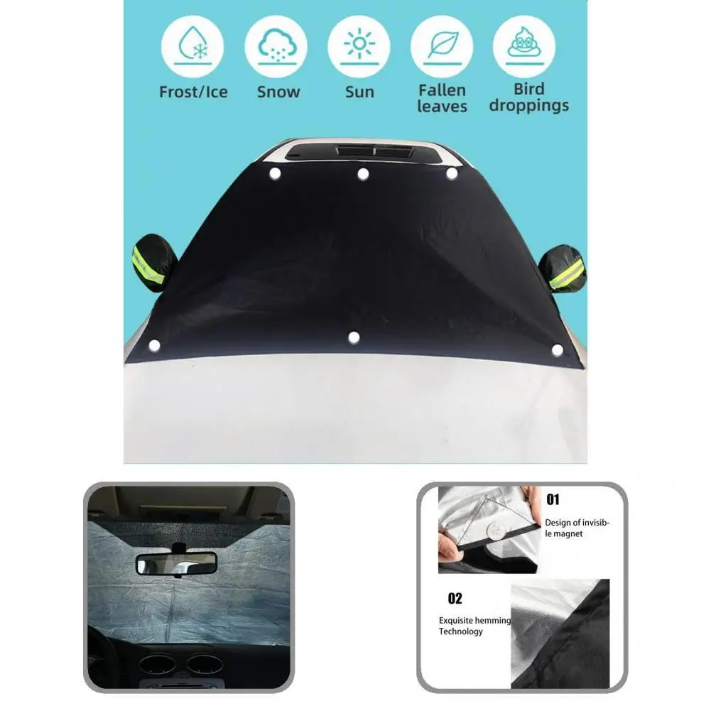 

Car Sunshade Cover Lightweight Comfortable Multifunctional Foldable Car Magnetic Sunshade Car Sunshade Car Sun Cover